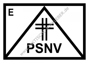 Taktisches Symbol PSNV-E mit Kreuz Notfallseelsorge