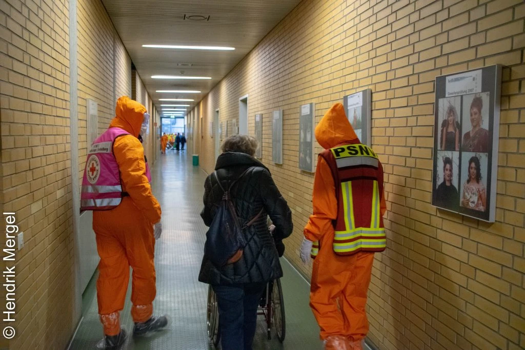 CBRN Übung Notfallstation Wiesloch PSNV